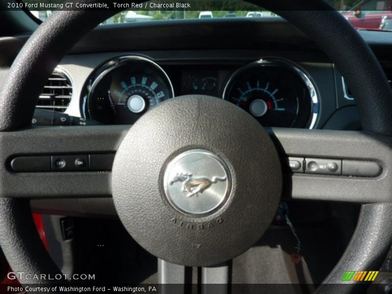 Torch Red / Charcoal Black 2010 Ford Mustang GT Convertible