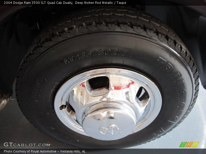 Deep Molten Red Metallic / Taupe 2004 Dodge Ram 3500 SLT Quad Cab Dually