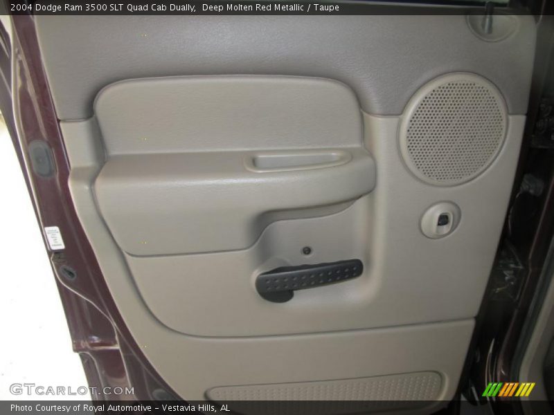 Deep Molten Red Metallic / Taupe 2004 Dodge Ram 3500 SLT Quad Cab Dually