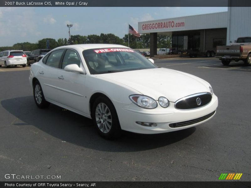 White Opal / Gray 2007 Buick LaCrosse CXS