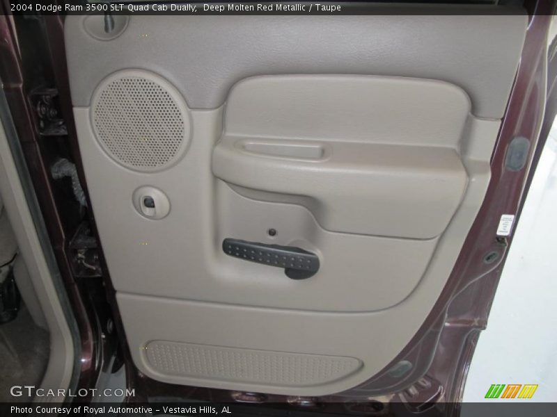 Deep Molten Red Metallic / Taupe 2004 Dodge Ram 3500 SLT Quad Cab Dually