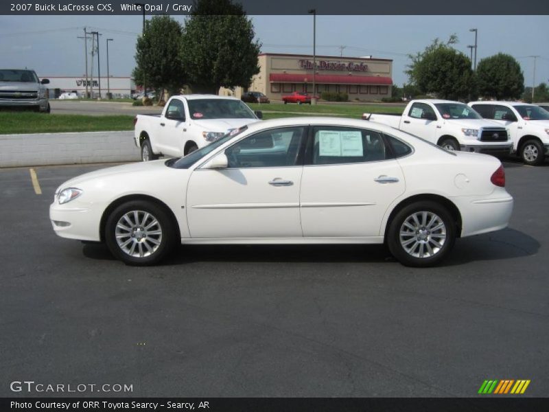 White Opal / Gray 2007 Buick LaCrosse CXS