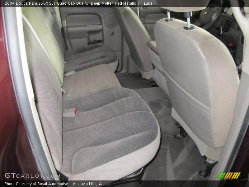 Deep Molten Red Metallic / Taupe 2004 Dodge Ram 3500 SLT Quad Cab Dually