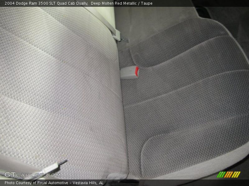Deep Molten Red Metallic / Taupe 2004 Dodge Ram 3500 SLT Quad Cab Dually