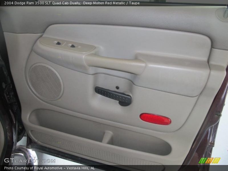 Deep Molten Red Metallic / Taupe 2004 Dodge Ram 3500 SLT Quad Cab Dually