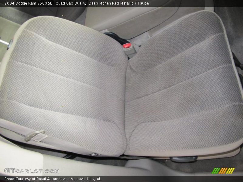 Deep Molten Red Metallic / Taupe 2004 Dodge Ram 3500 SLT Quad Cab Dually