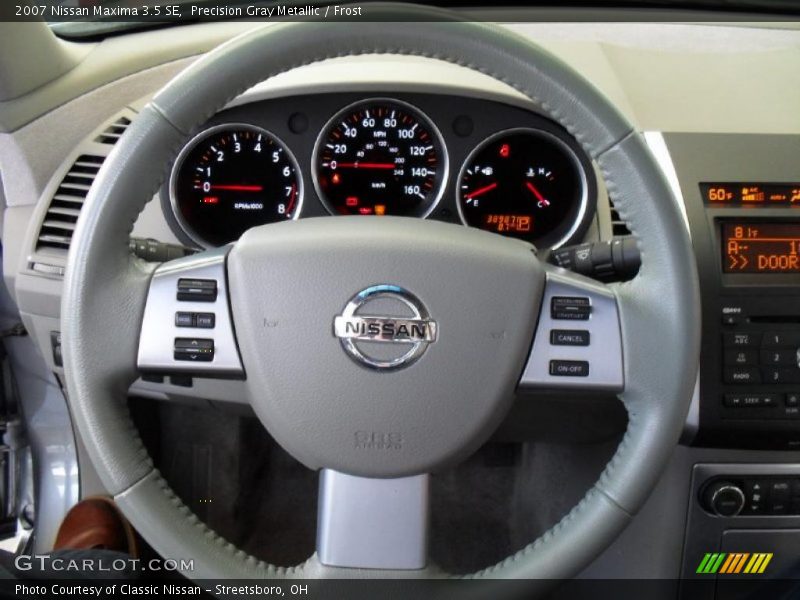 Precision Gray Metallic / Frost 2007 Nissan Maxima 3.5 SE