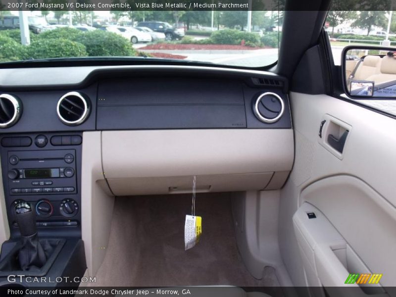 Vista Blue Metallic / Medium Parchment 2007 Ford Mustang V6 Deluxe Convertible