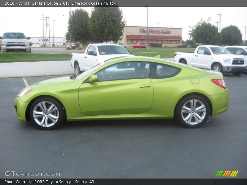 Lime Rock Green / Black 2010 Hyundai Genesis Coupe 2.0T