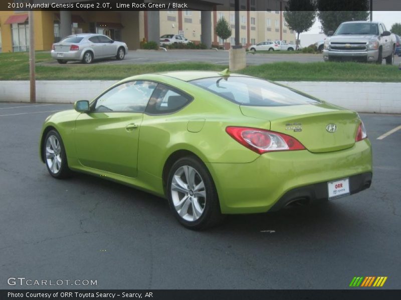 Lime Rock Green / Black 2010 Hyundai Genesis Coupe 2.0T