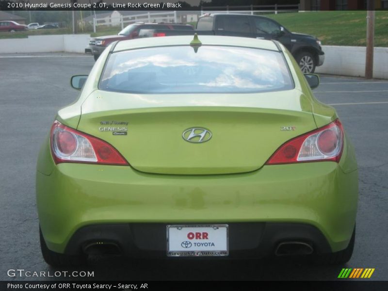 Lime Rock Green / Black 2010 Hyundai Genesis Coupe 2.0T