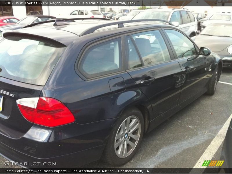 Monaco Blue Metallic / Saddle Brown/Black 2007 BMW 3 Series 328xi Wagon