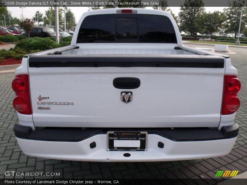 Stone White / Dark Slate Gray/Medium Slate Gray 2008 Dodge Dakota SLT Crew Cab