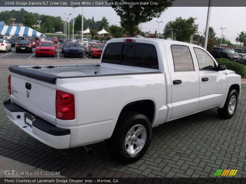 Stone White / Dark Slate Gray/Medium Slate Gray 2008 Dodge Dakota SLT Crew Cab