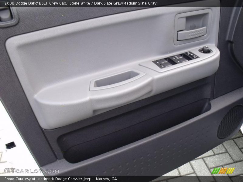 Stone White / Dark Slate Gray/Medium Slate Gray 2008 Dodge Dakota SLT Crew Cab