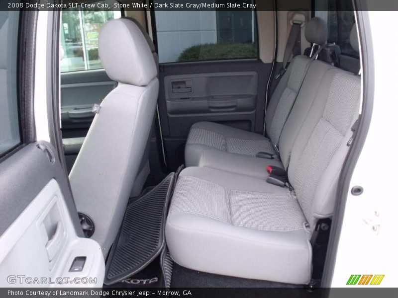 Stone White / Dark Slate Gray/Medium Slate Gray 2008 Dodge Dakota SLT Crew Cab