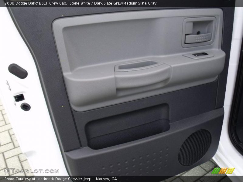 Stone White / Dark Slate Gray/Medium Slate Gray 2008 Dodge Dakota SLT Crew Cab