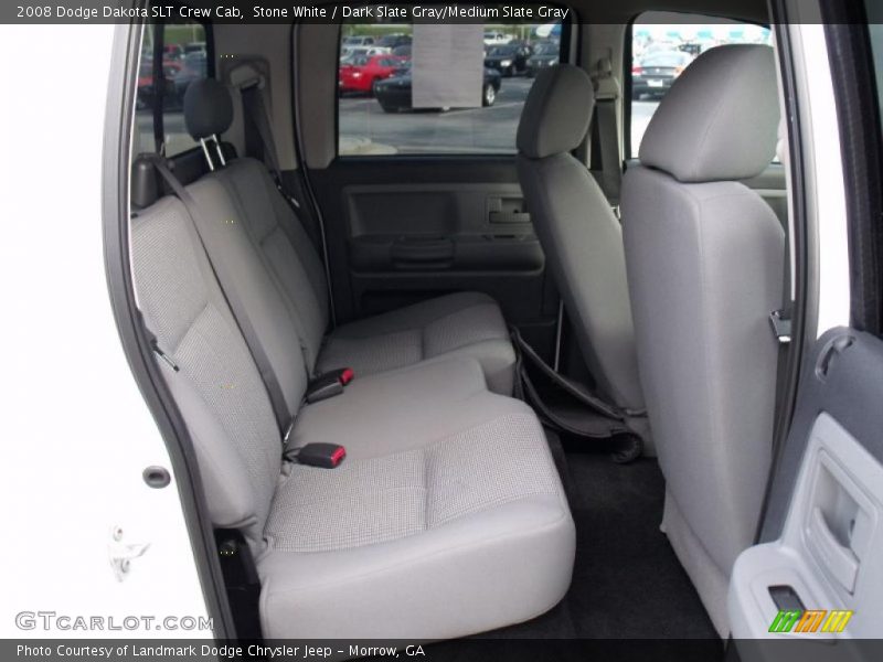 Stone White / Dark Slate Gray/Medium Slate Gray 2008 Dodge Dakota SLT Crew Cab