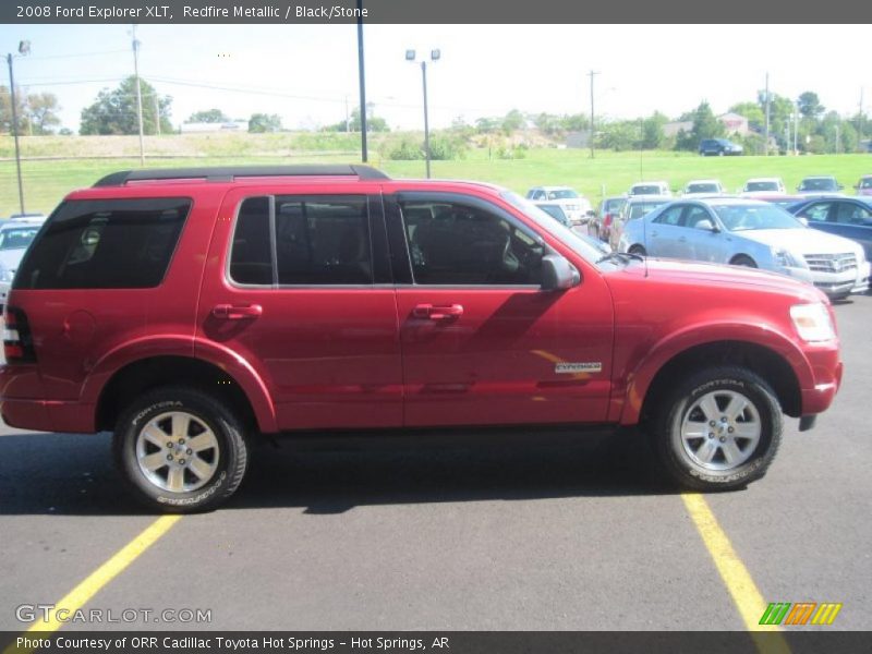 Redfire Metallic / Black/Stone 2008 Ford Explorer XLT