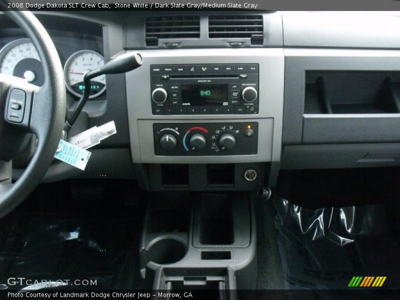 Stone White / Dark Slate Gray/Medium Slate Gray 2008 Dodge Dakota SLT Crew Cab