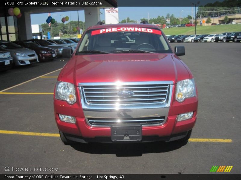 Redfire Metallic / Black/Stone 2008 Ford Explorer XLT