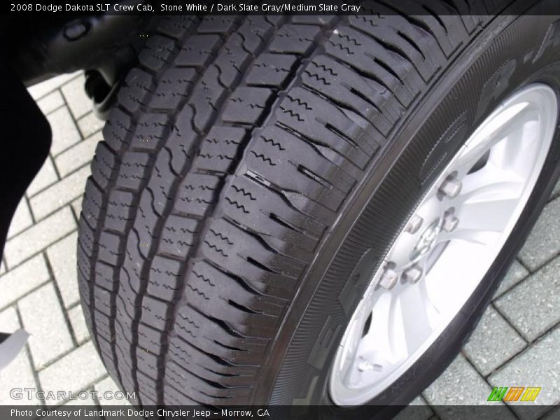 Stone White / Dark Slate Gray/Medium Slate Gray 2008 Dodge Dakota SLT Crew Cab