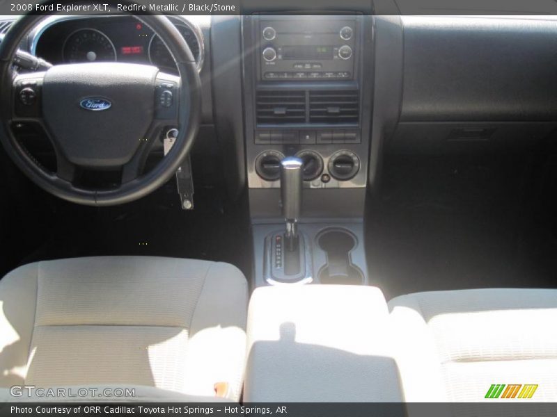 Redfire Metallic / Black/Stone 2008 Ford Explorer XLT