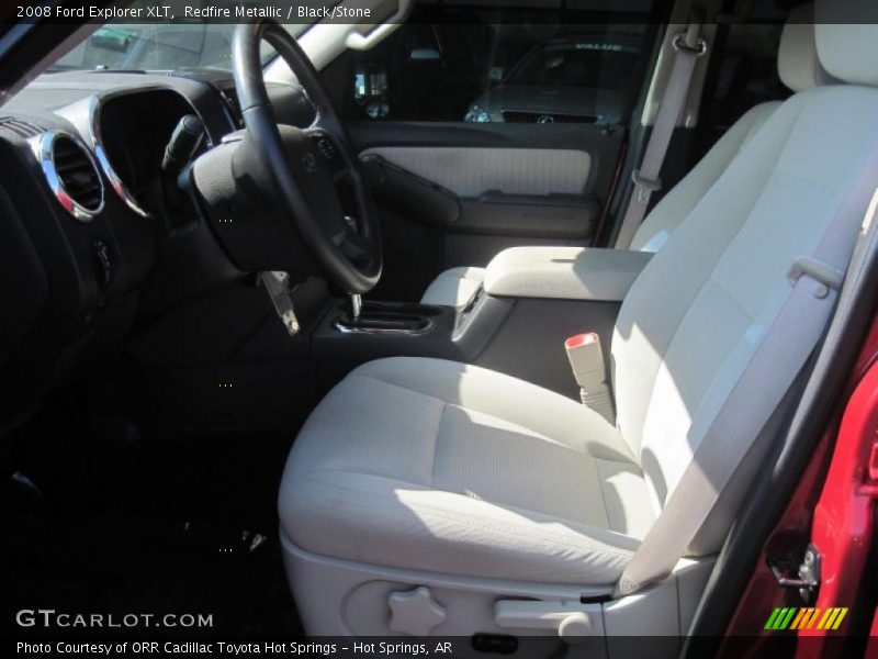 Redfire Metallic / Black/Stone 2008 Ford Explorer XLT
