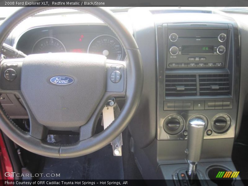 Redfire Metallic / Black/Stone 2008 Ford Explorer XLT