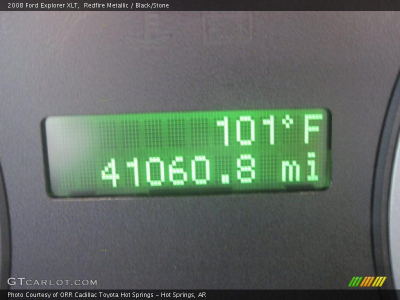 Redfire Metallic / Black/Stone 2008 Ford Explorer XLT