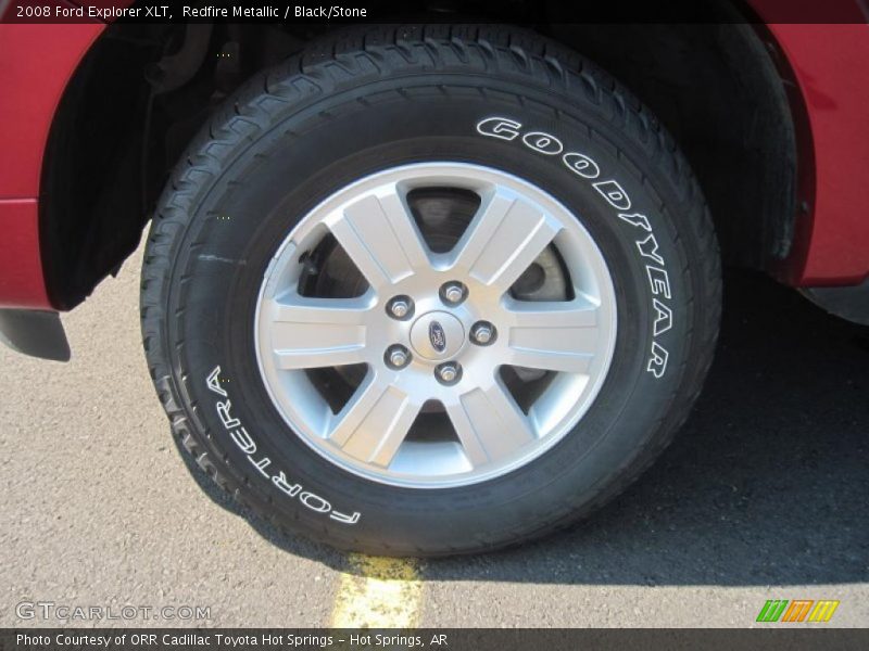 Redfire Metallic / Black/Stone 2008 Ford Explorer XLT