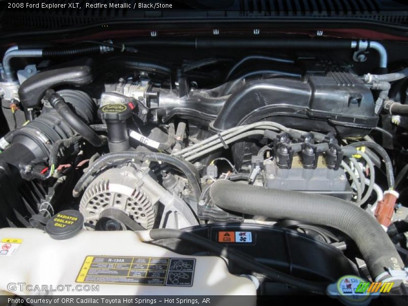 Redfire Metallic / Black/Stone 2008 Ford Explorer XLT