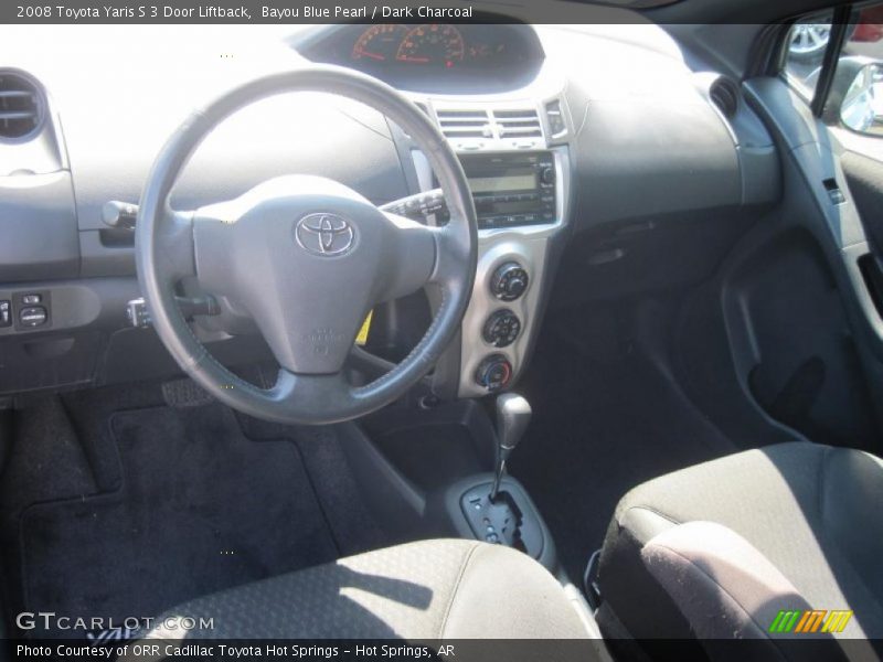 Bayou Blue Pearl / Dark Charcoal 2008 Toyota Yaris S 3 Door Liftback