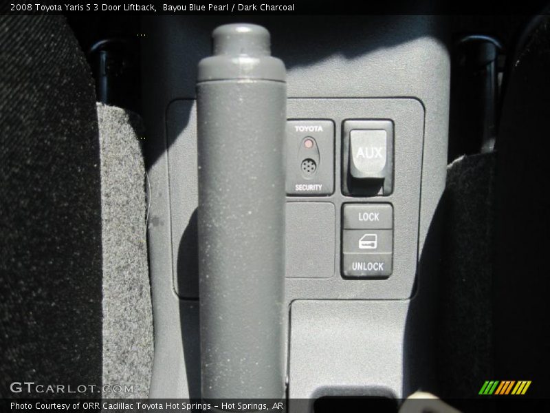 Bayou Blue Pearl / Dark Charcoal 2008 Toyota Yaris S 3 Door Liftback