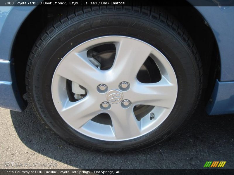 Bayou Blue Pearl / Dark Charcoal 2008 Toyota Yaris S 3 Door Liftback