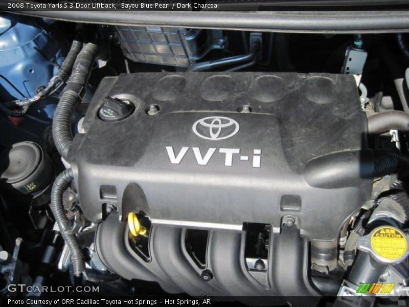 Bayou Blue Pearl / Dark Charcoal 2008 Toyota Yaris S 3 Door Liftback