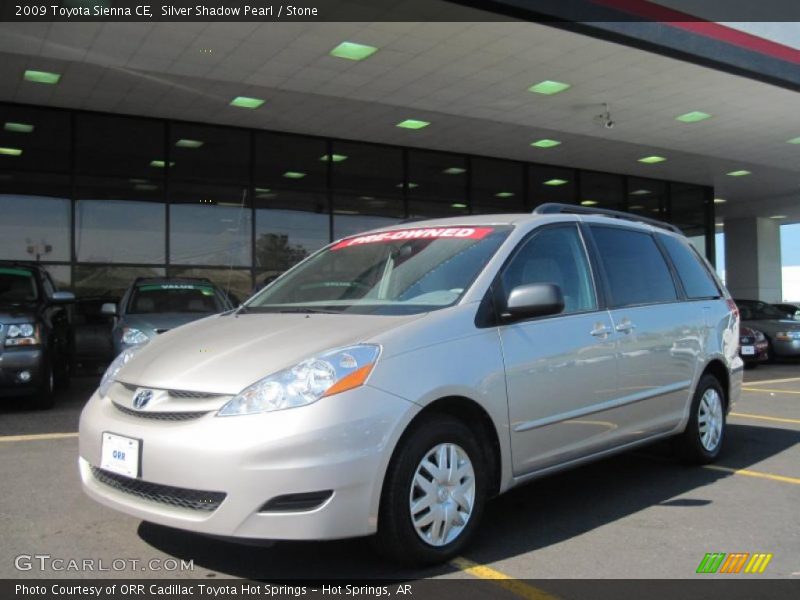 Silver Shadow Pearl / Stone 2009 Toyota Sienna CE