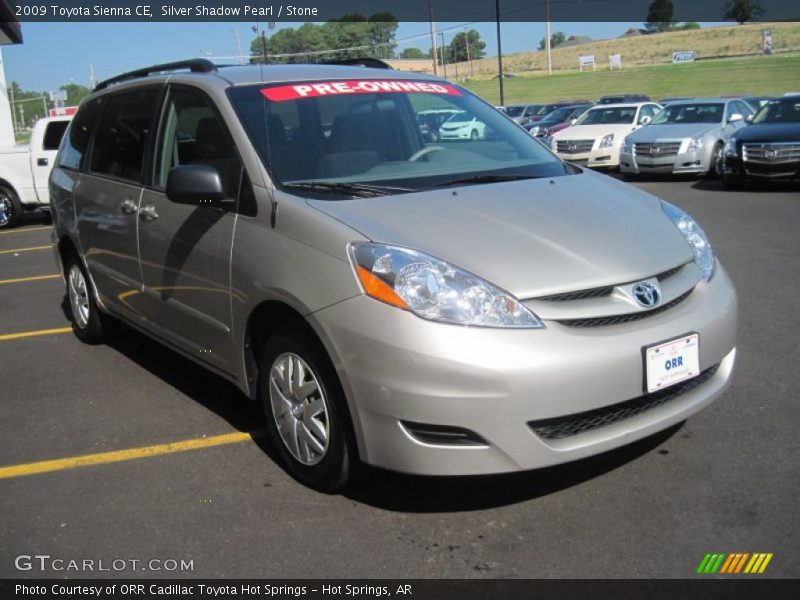Silver Shadow Pearl / Stone 2009 Toyota Sienna CE