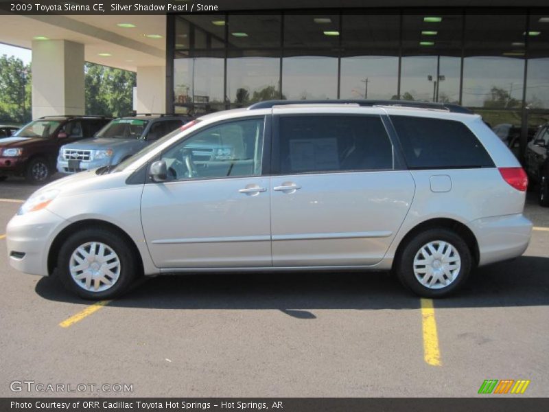 Silver Shadow Pearl / Stone 2009 Toyota Sienna CE