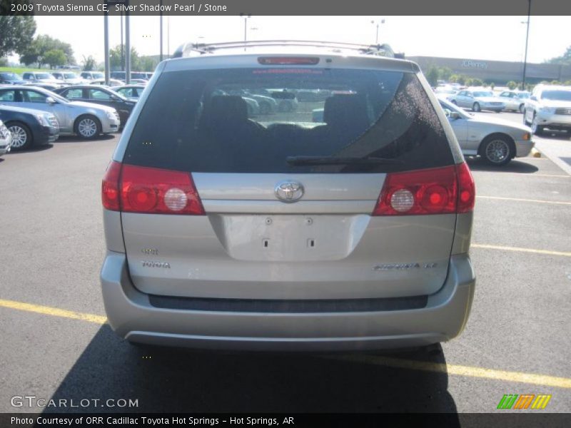 Silver Shadow Pearl / Stone 2009 Toyota Sienna CE
