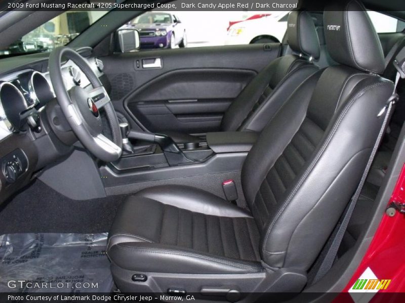 Dark Candy Apple Red / Dark Charcoal 2009 Ford Mustang Racecraft 420S Supercharged Coupe