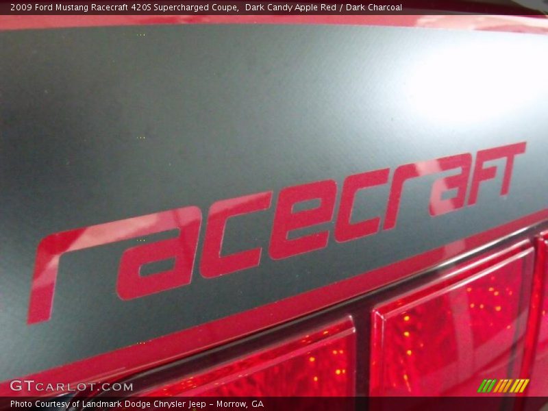 Dark Candy Apple Red / Dark Charcoal 2009 Ford Mustang Racecraft 420S Supercharged Coupe