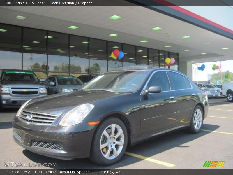Black Obsidian / Graphite 2005 Infiniti G 35 Sedan