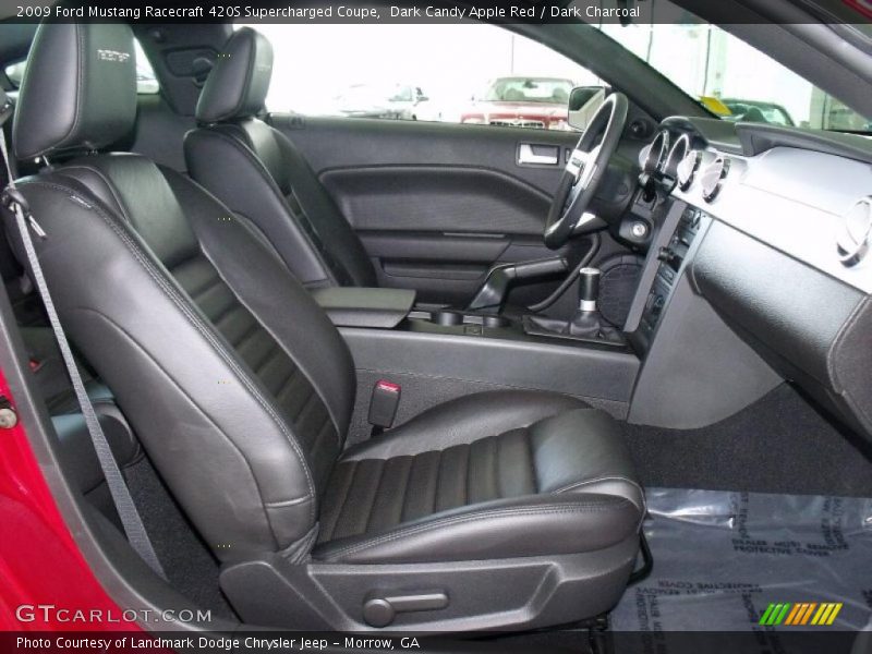 Dark Candy Apple Red / Dark Charcoal 2009 Ford Mustang Racecraft 420S Supercharged Coupe