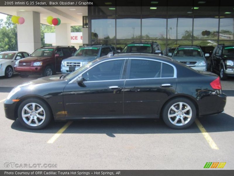 Black Obsidian / Graphite 2005 Infiniti G 35 Sedan