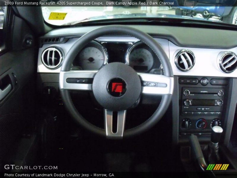 Dark Candy Apple Red / Dark Charcoal 2009 Ford Mustang Racecraft 420S Supercharged Coupe