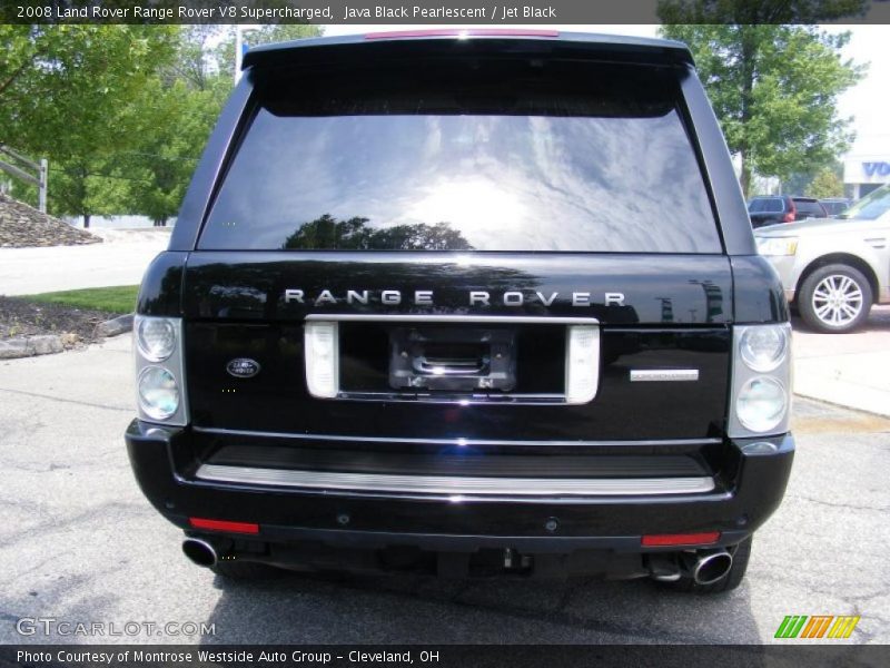 Java Black Pearlescent / Jet Black 2008 Land Rover Range Rover V8 Supercharged