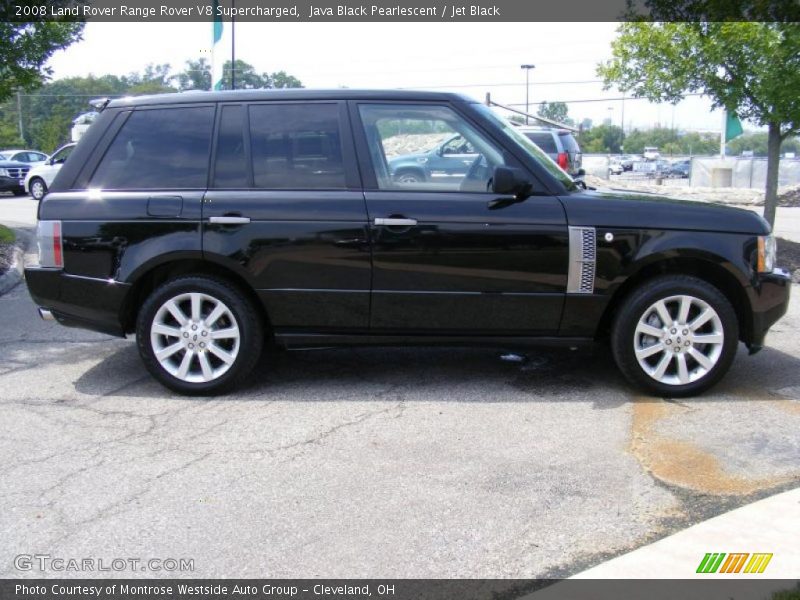 Java Black Pearlescent / Jet Black 2008 Land Rover Range Rover V8 Supercharged