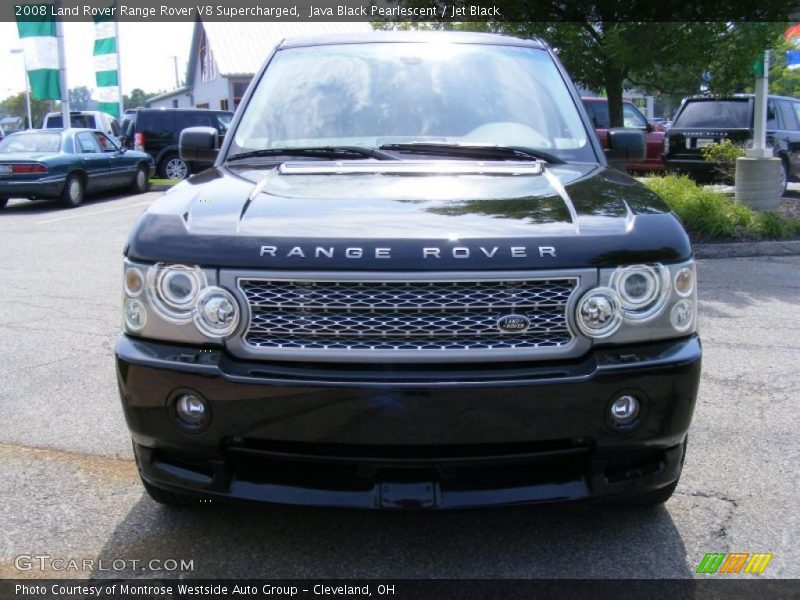 Java Black Pearlescent / Jet Black 2008 Land Rover Range Rover V8 Supercharged