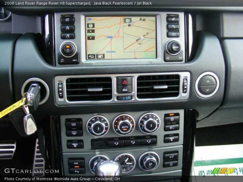 Java Black Pearlescent / Jet Black 2008 Land Rover Range Rover V8 Supercharged